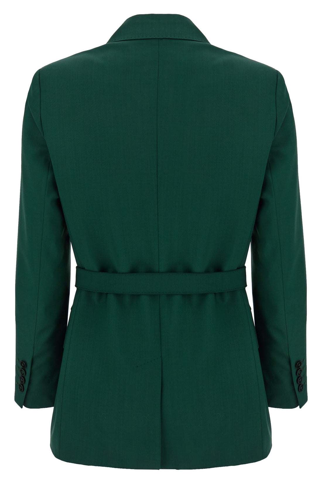 MAX MARA 38 talento blazer in light pure wool canvas finished