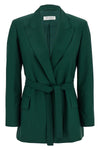 talento blazer in light pure wool canvas finished