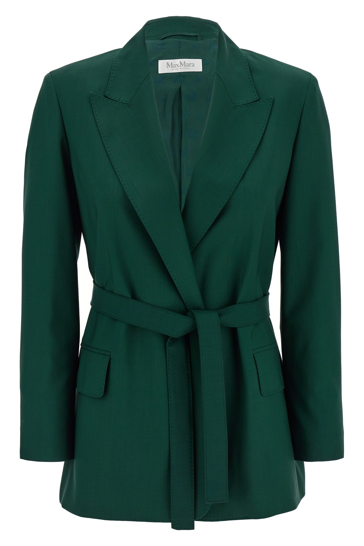 talento blazer in light pure wool canvas finished