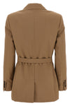talento blazer in light pure wool canvas finished