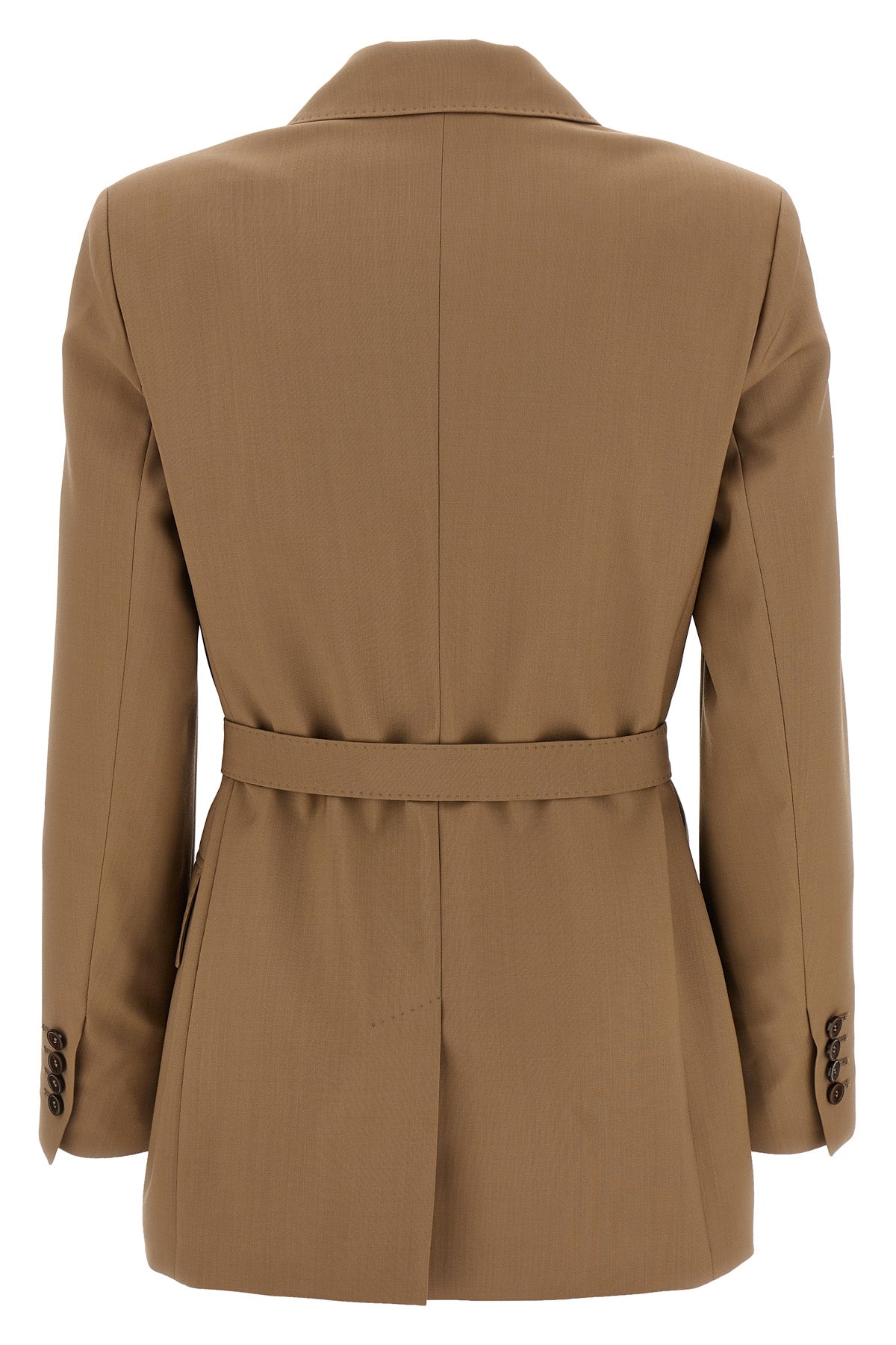 talento blazer in light pure wool canvas finished