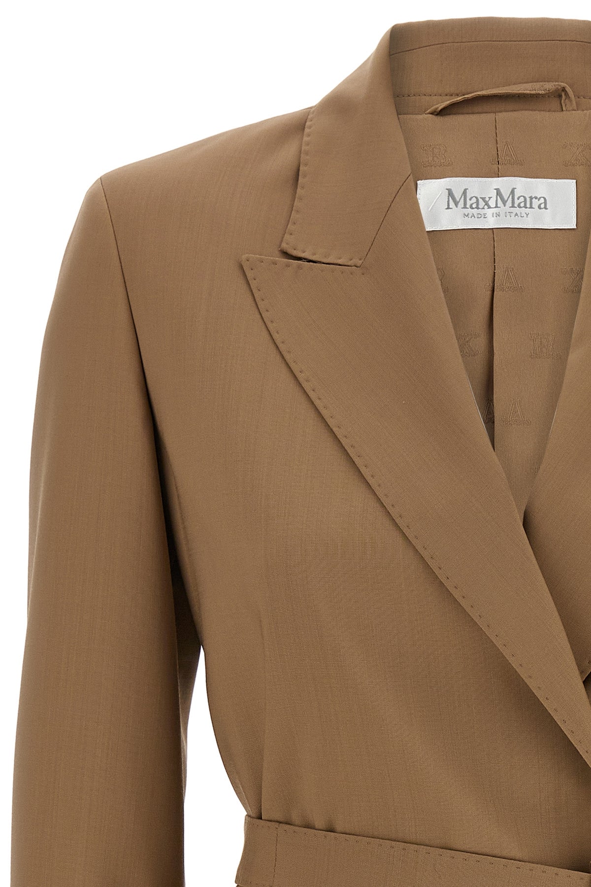 talento blazer in light pure wool canvas finished