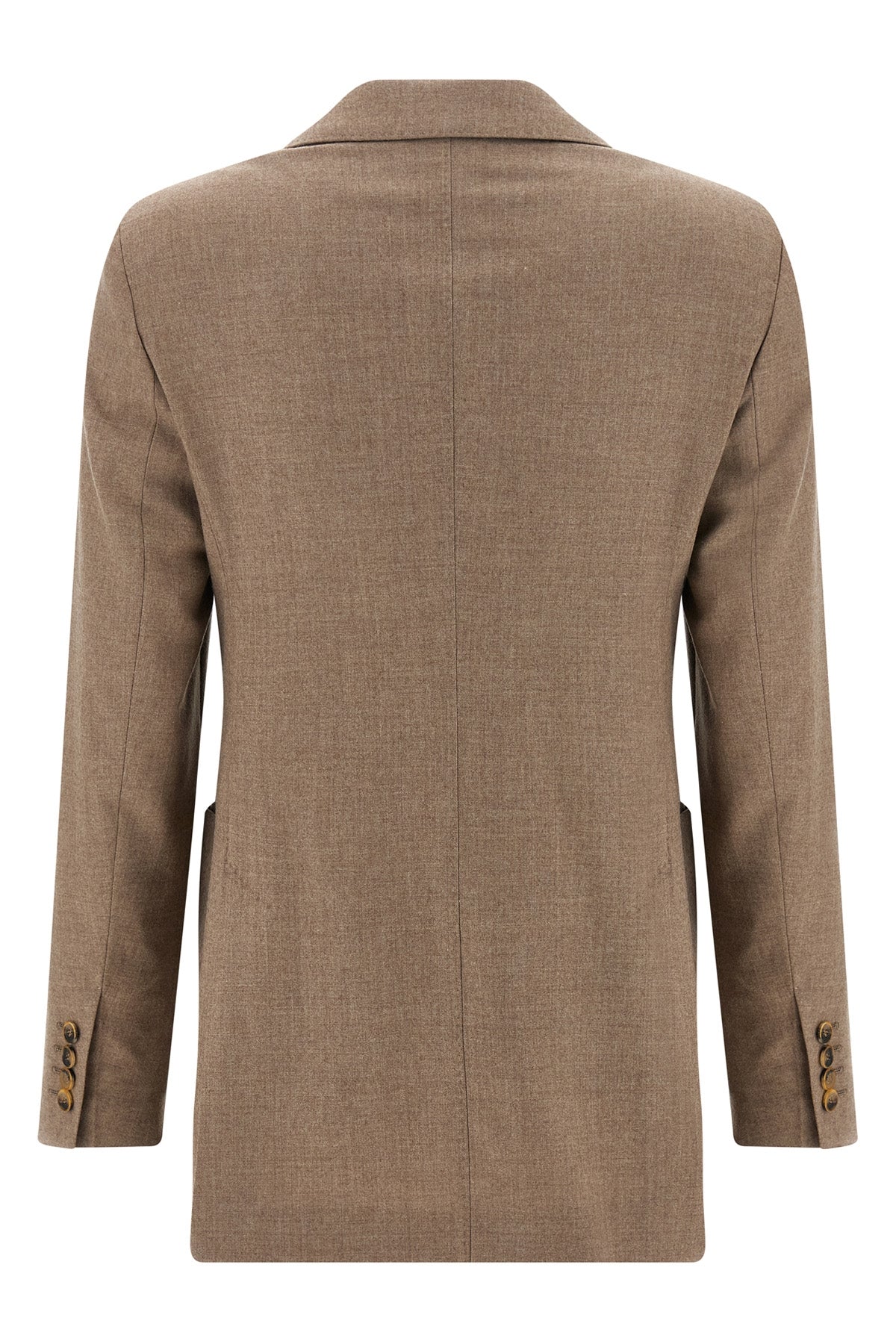 harald double-breasted blazer in stretch cashmere foule