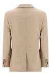 caraffa single-breasted blazer in alpaca