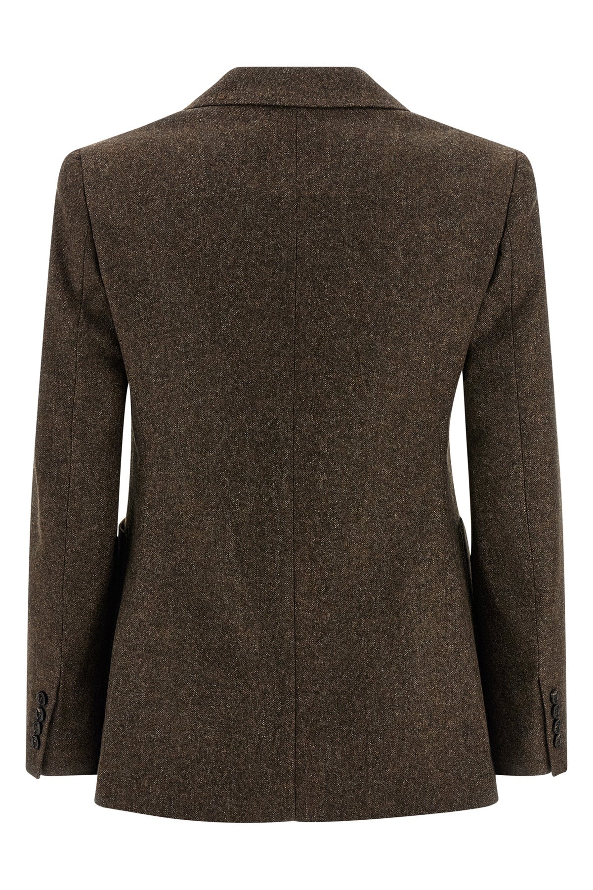 bermuda1234 single-breasted blazer in pure wool tweed