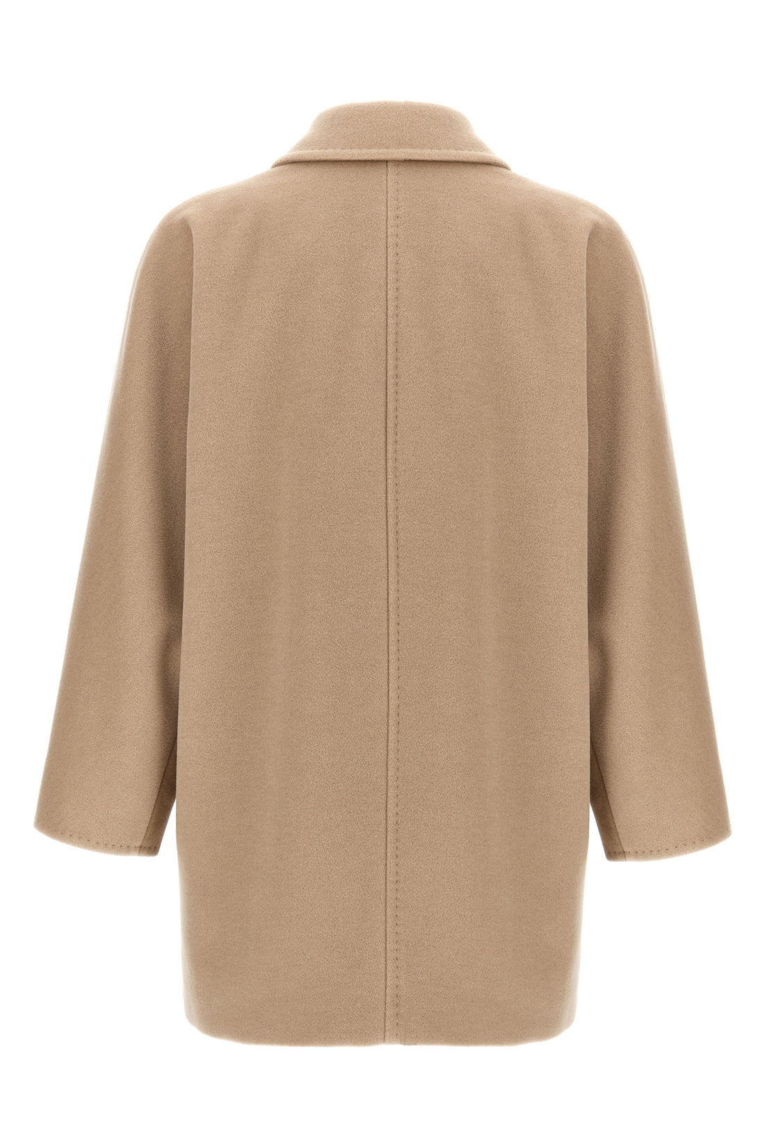 MAX MARA 42 rebus - 101801 icon coat double-breasted wool and cashmere beaver coat