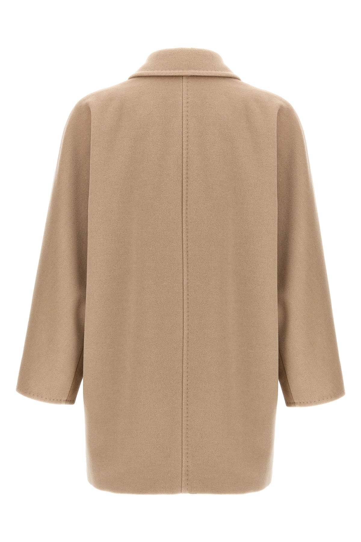 rebus - 101801 icon coat double-breasted wool and cashmere beaver coat