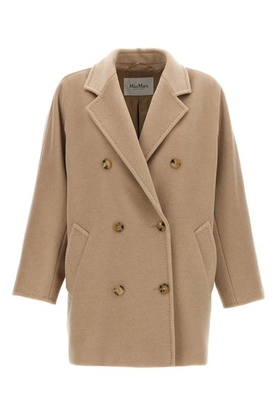 rebus - 101801 icon coat double-breasted wool and cashmere beaver coat