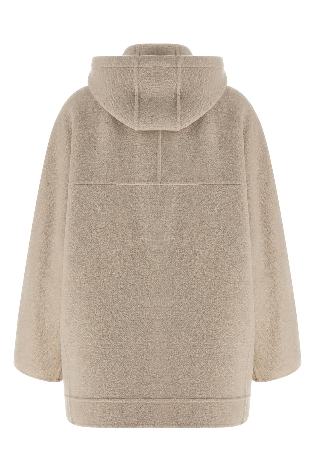 MAX MARA 38 gradi double hand-stitched coat of pure washed cashmere