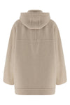gradi double hand-stitched coat of pure washed cashmere
