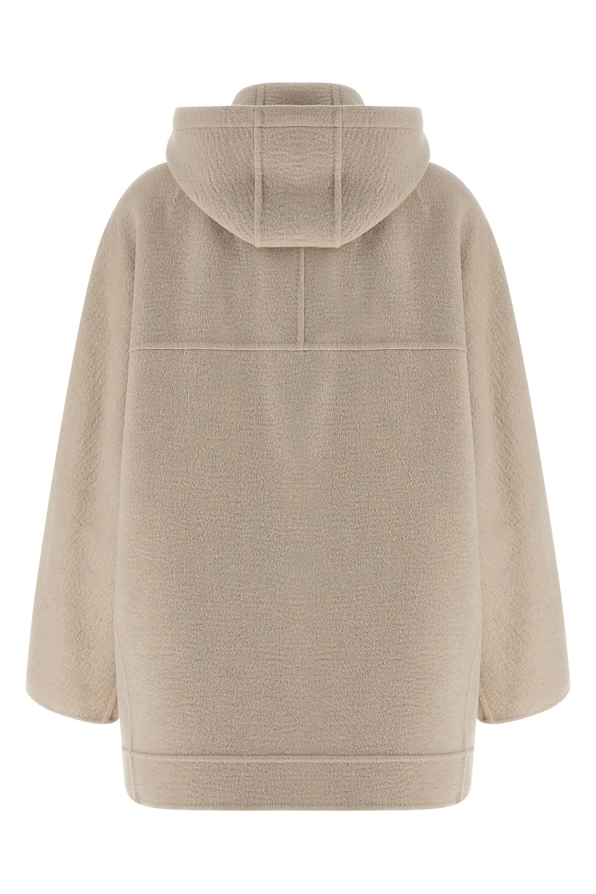 gradi double hand-stitched coat of pure washed cashmere