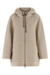 gradi double hand-stitched coat of pure washed cashmere