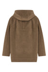 gradi double hand-stitched coat of pure washed cashmere