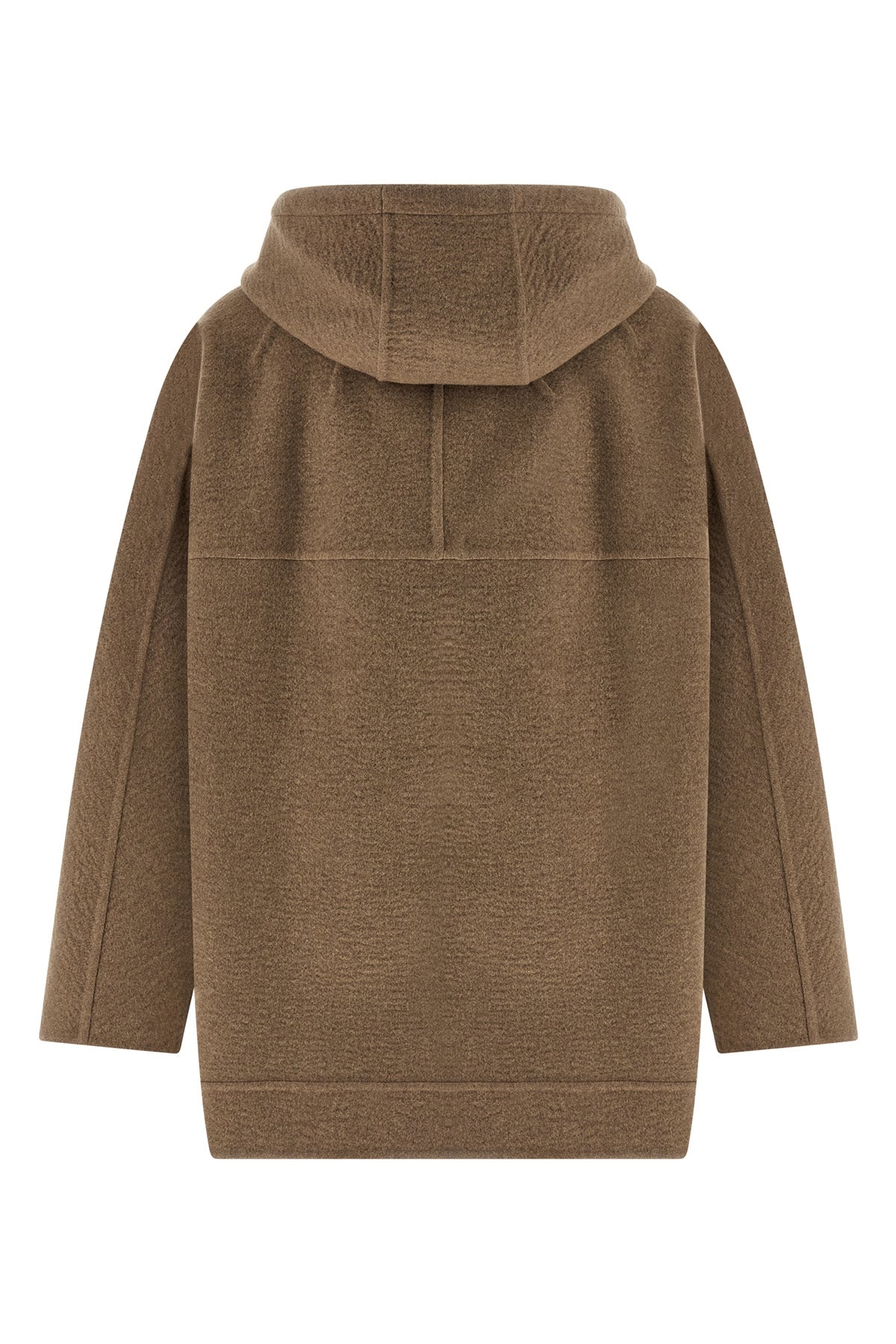 gradi double hand-stitched coat of pure washed cashmere