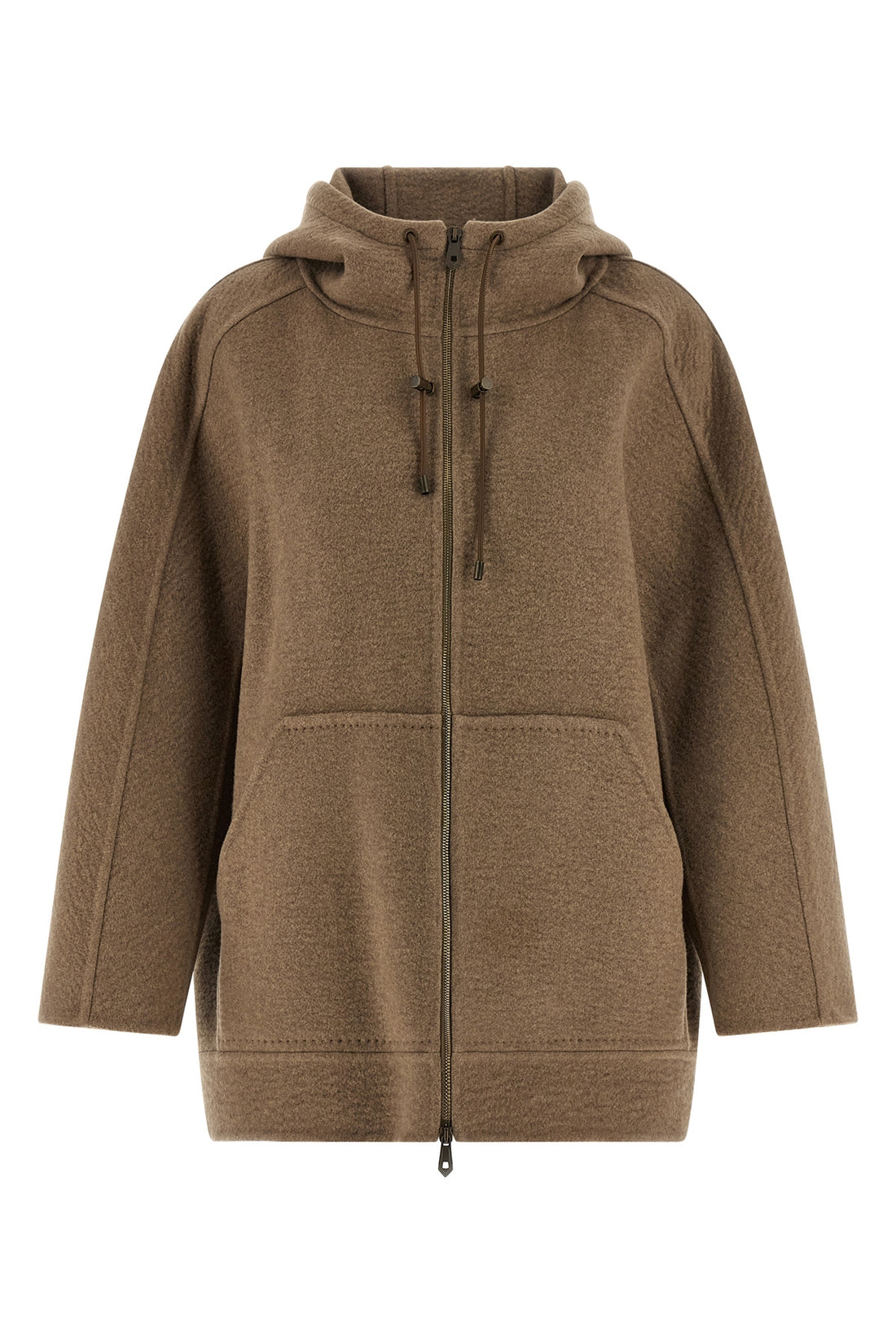 MAX MARA 40 gradi double hand-stitched coat of pure washed cashmere