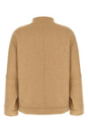 fascia bomber jacket in cashmere