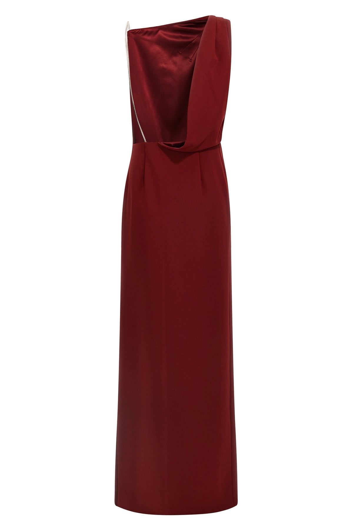 long pentola dress in cady
