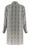 grembo mini dress in pure silk twill
