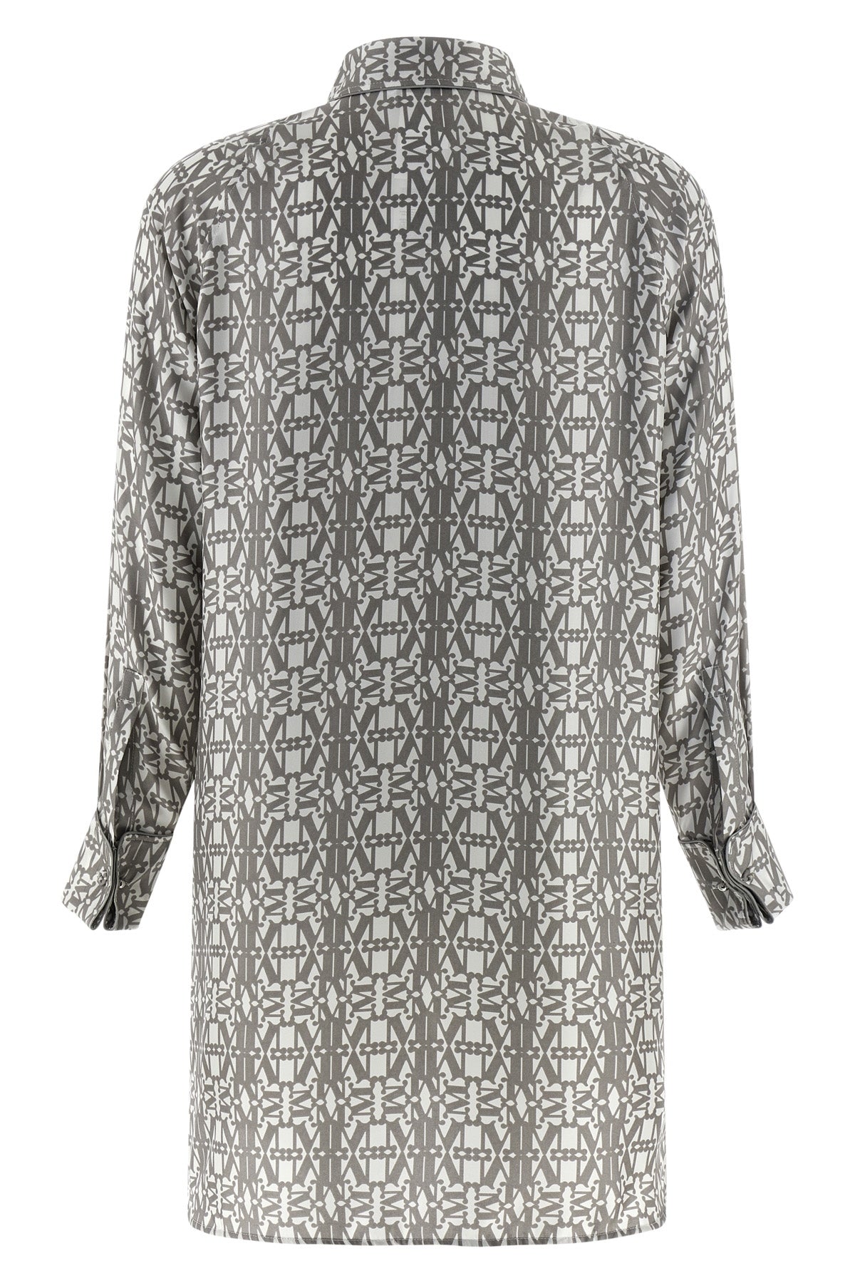 grembo mini dress in pure silk twill