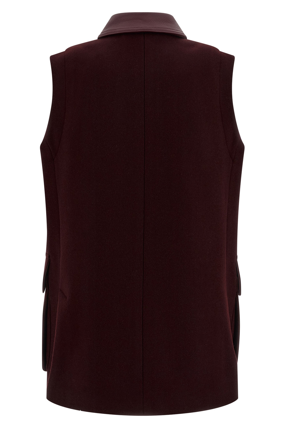 MAX MARA 38 aeroso1234 vest in double wool