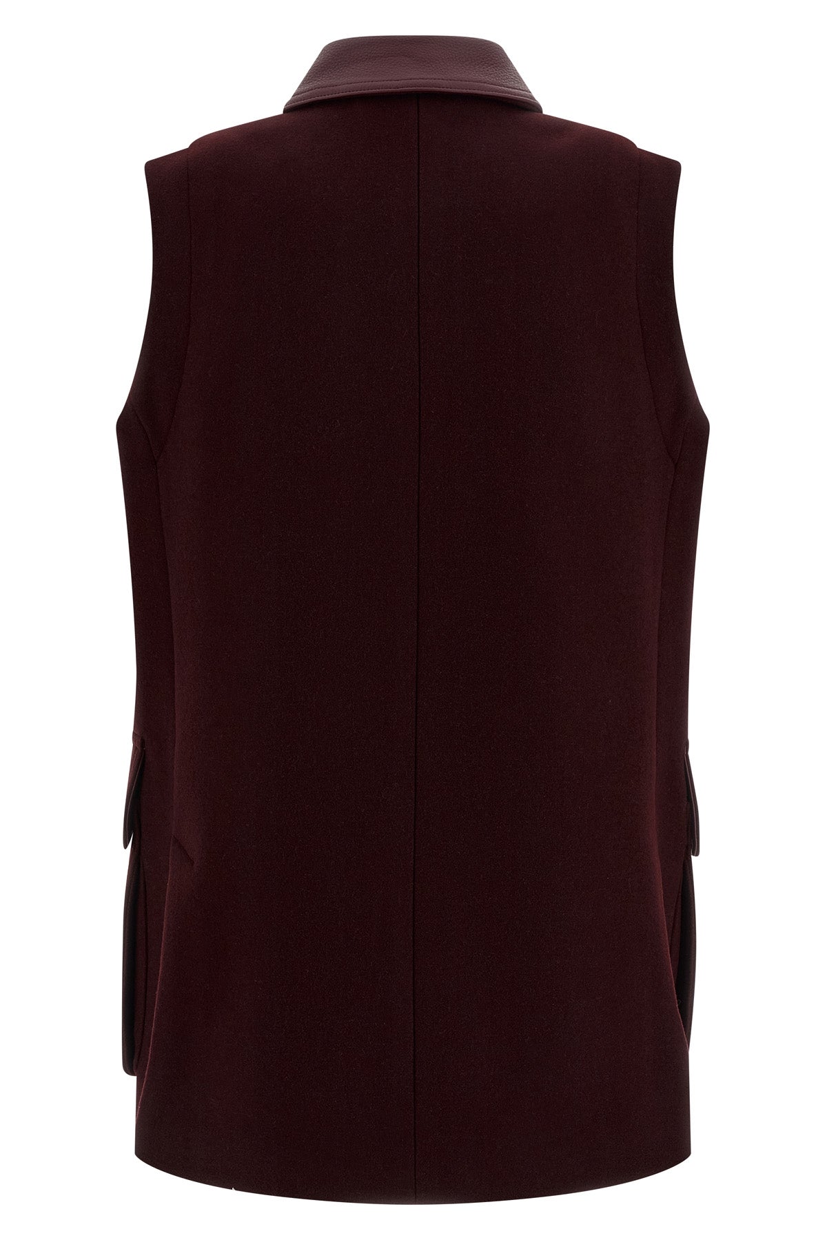aeroso1234 vest in double wool