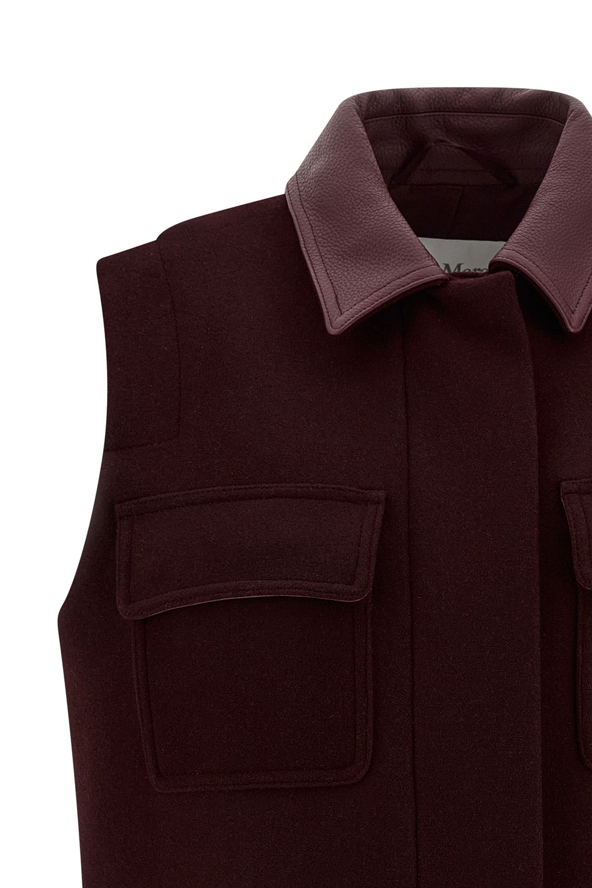 aeroso1234 vest in double wool