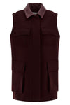 aeroso1234 vest in double wool