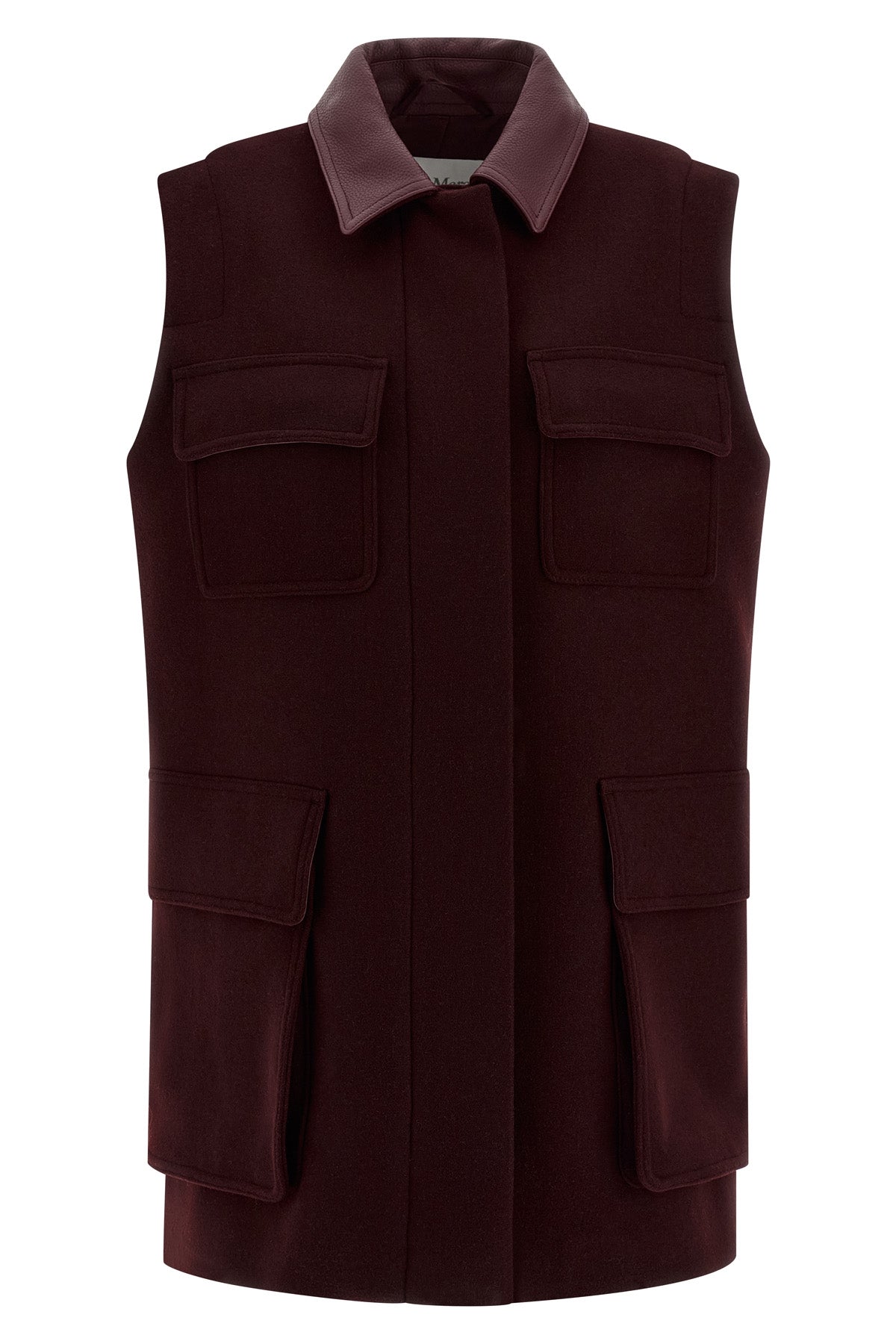 aeroso1234 vest in double wool