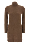 edison mini dress in stretch cashmere