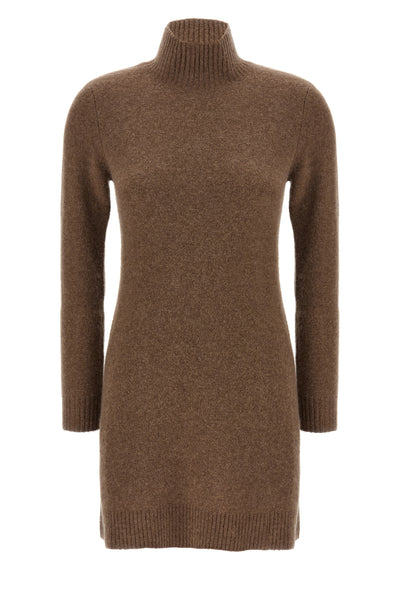 edison mini dress in stretch cashmere