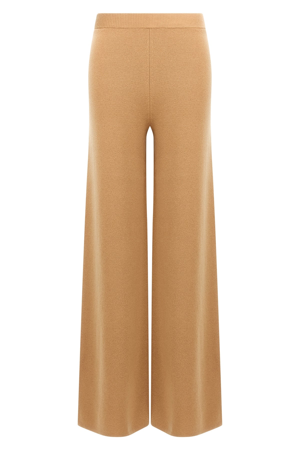 judy trousers in wool and cashmere yarn worked in fabric stitch