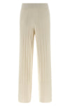 jardin joggers in pure cashmere yarn worked in wide ribs