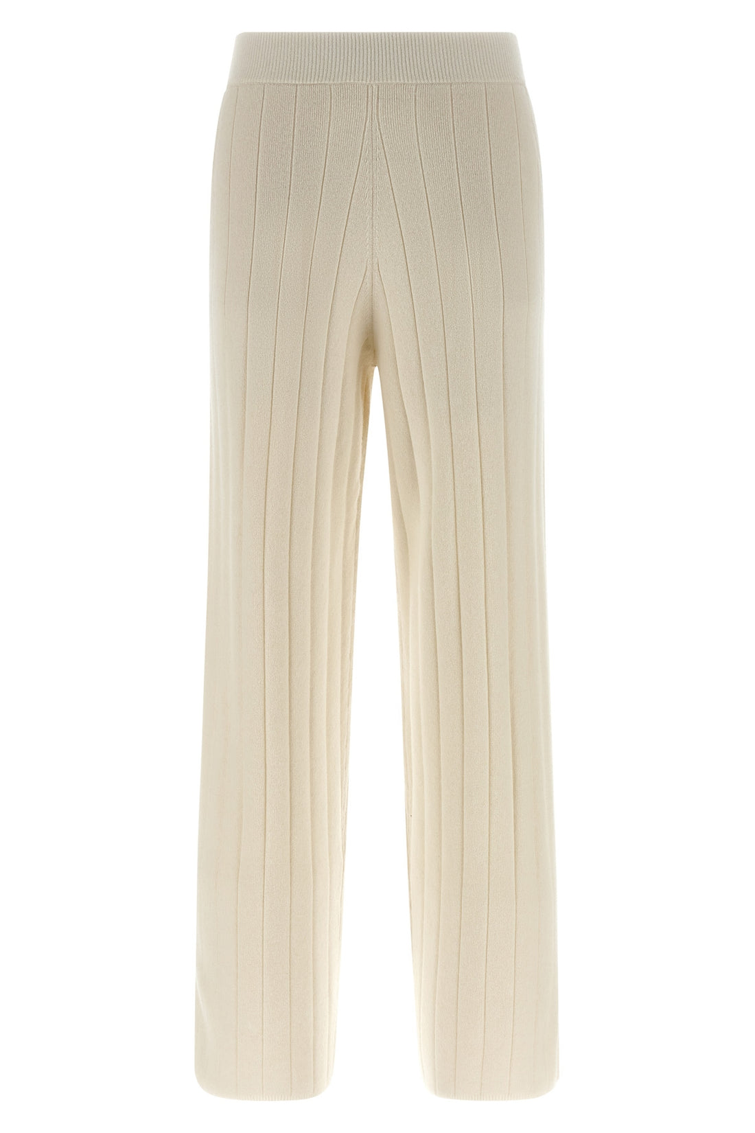 MAX MARA L jardin joggers in pure cashmere yarn worked in wide ribs