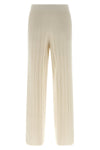 jardin joggers in pure cashmere yarn worked in wide ribs