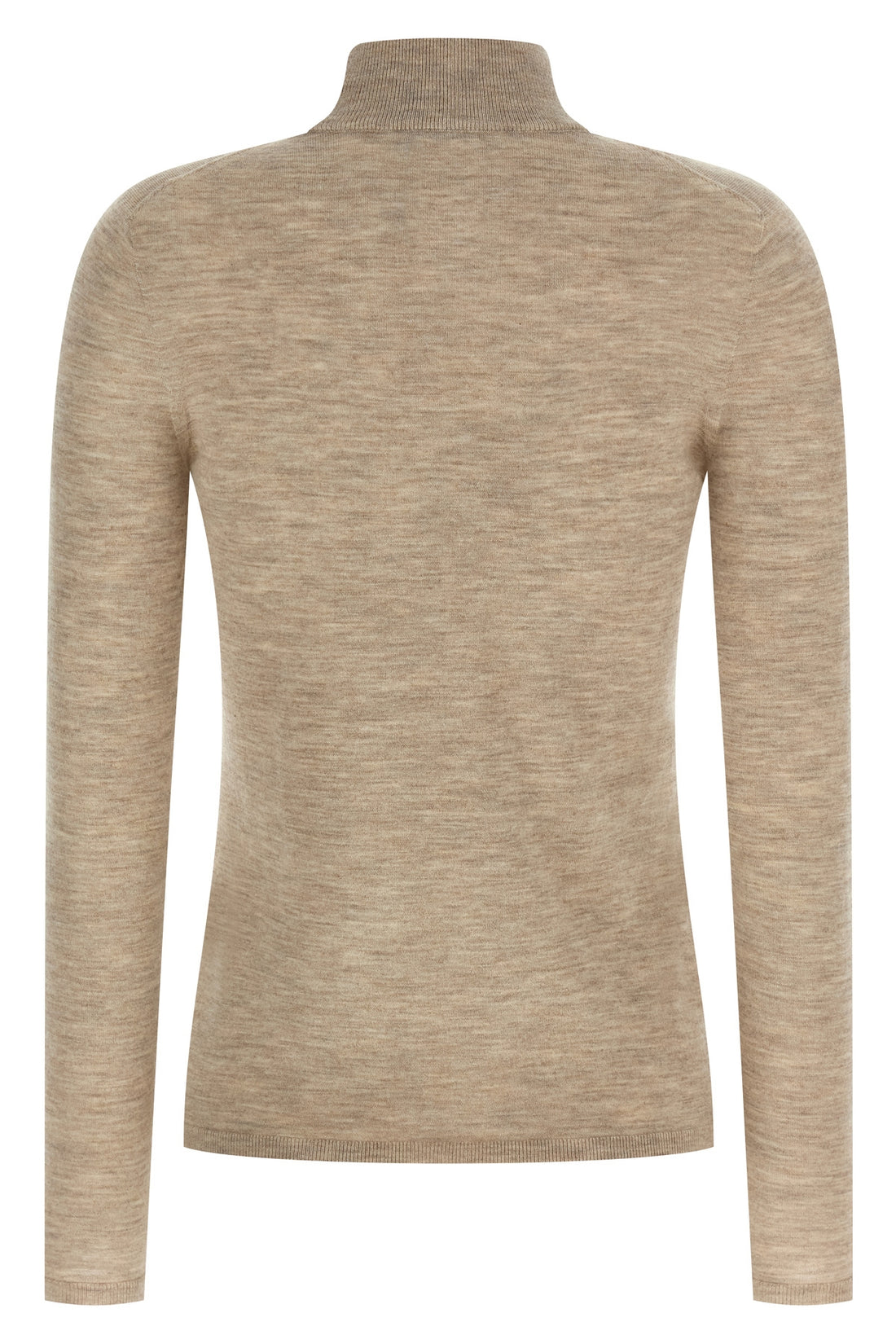 MAX MARA L meana turtleneck sweater in light shaved pure cashmere mélange yarn
