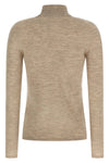meana turtleneck sweater in light shaved pure cashmere mélange yarn