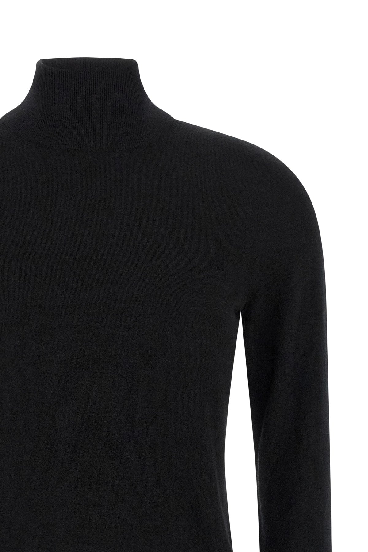 meana turtleneck sweater in lightweight pure cashmere shaved yarn