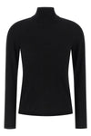 meana turtleneck sweater in lightweight pure cashmere shaved yarn