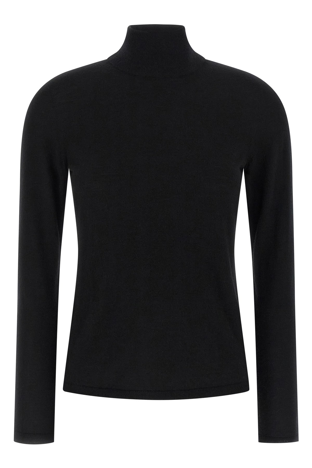 meana turtleneck sweater in lightweight pure cashmere shaved yarn