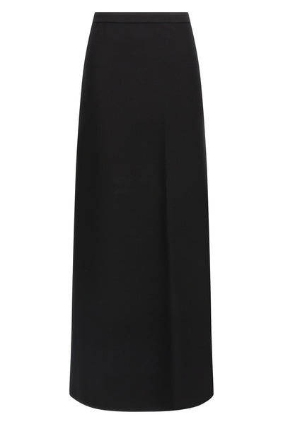 vernice flared skirt in compact and slightly elasticized cotton jersey