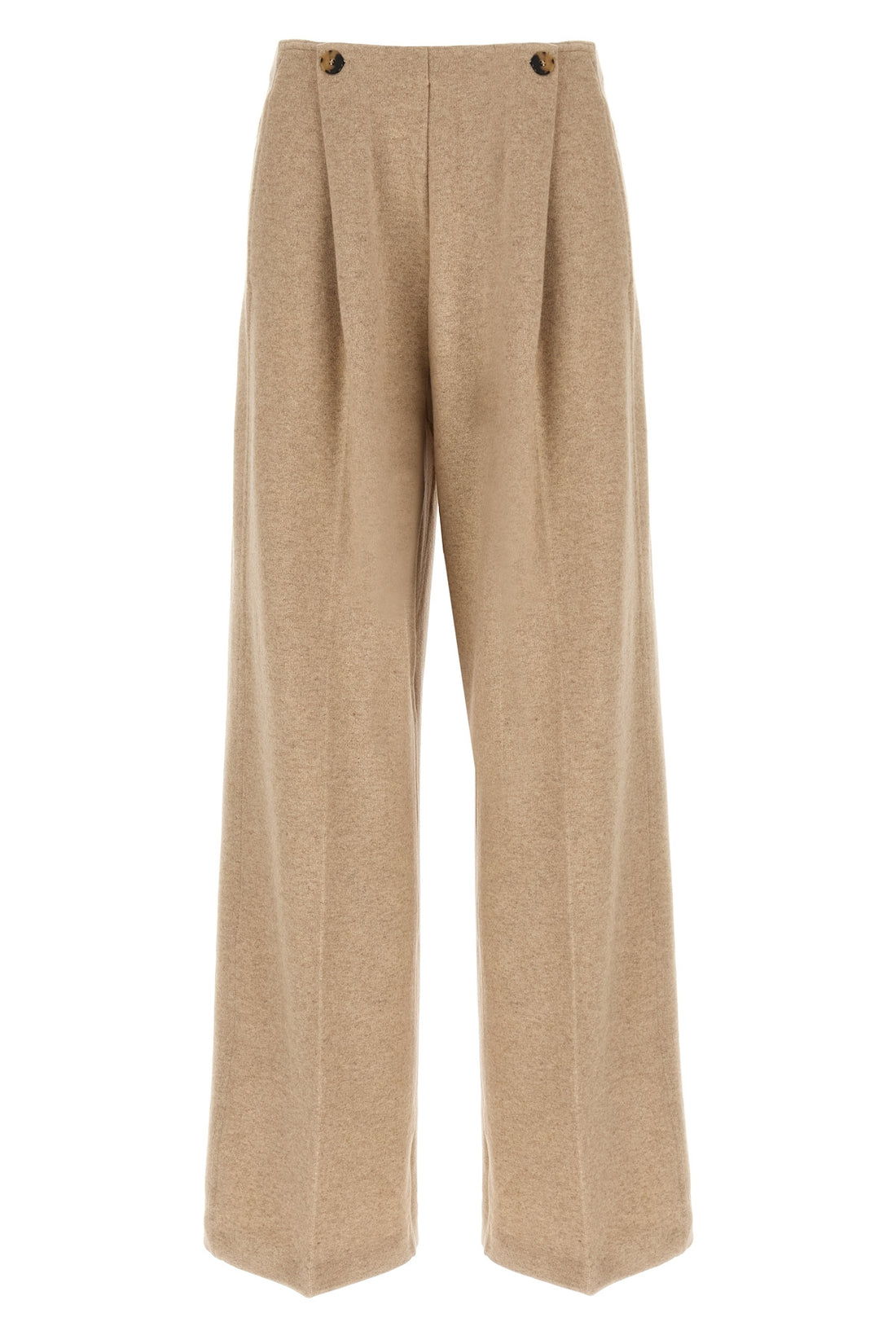 MAX MARA L micenea stretch mélange cashmere flannel pants