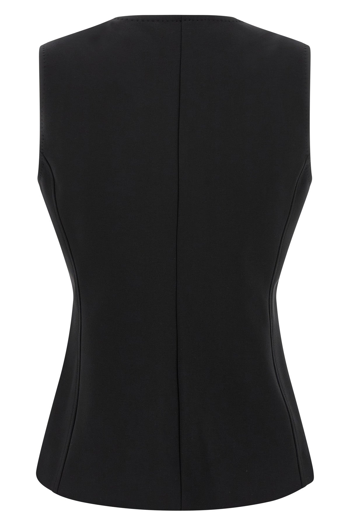 fornovo vest in compact viscose jersey