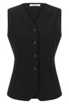 fornovo vest in compact viscose jersey