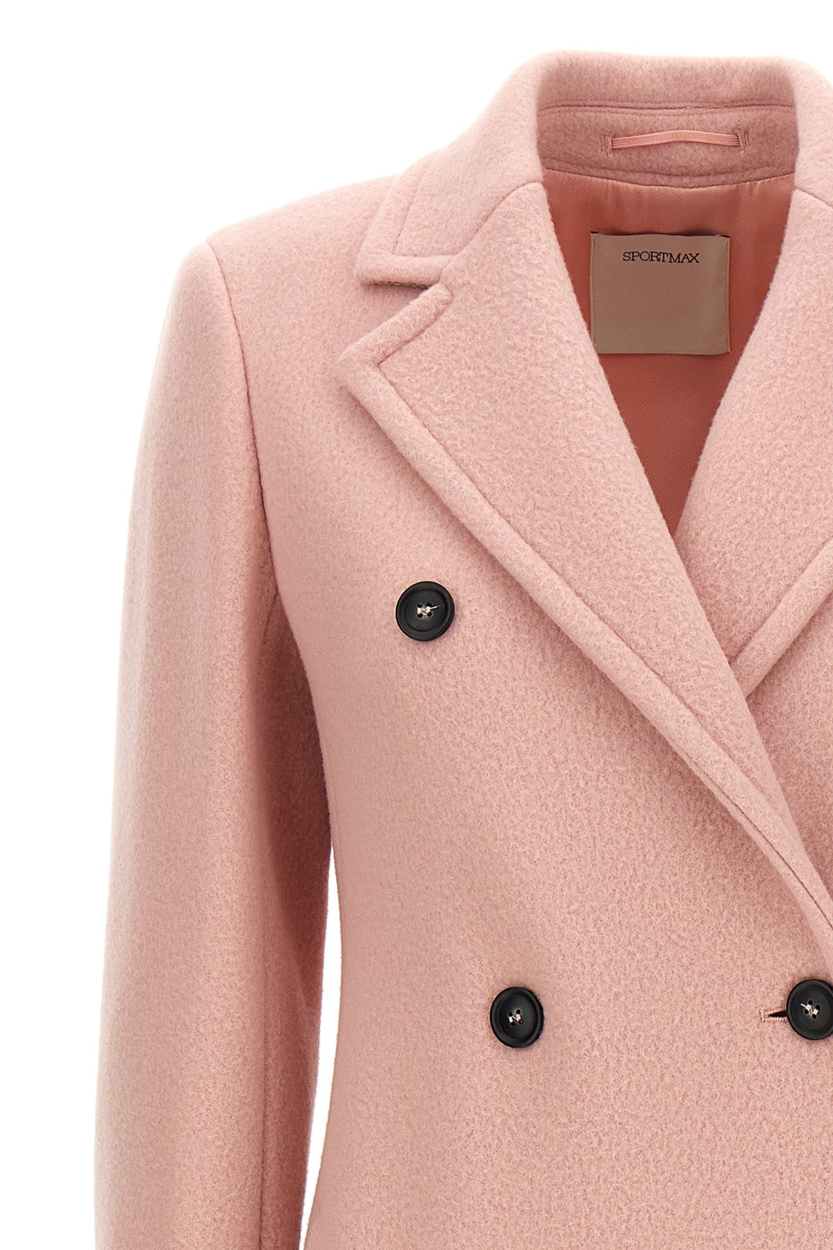 comune double breast coat in pure virgin wool