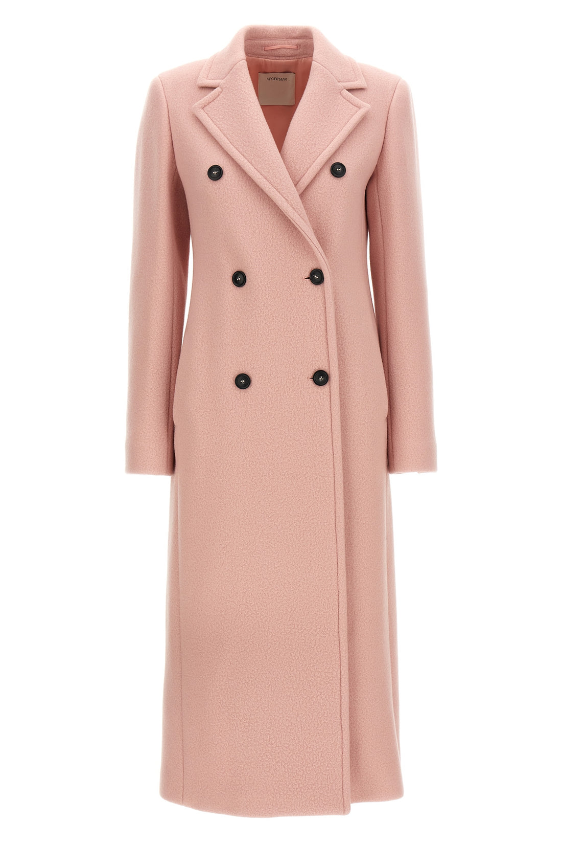 SPORTMAX 42 comune double breast coat in pure virgin wool