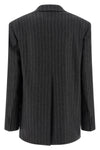 belford1234 double-breasted blazer in wool and viscose stretch blend fabric