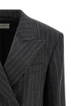 belford1234 double-breasted blazer in wool and viscose stretch blend fabric