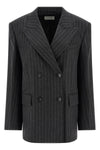 belford1234 double-breasted blazer in wool and viscose stretch blend fabric