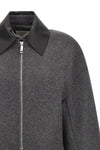 vacuo crop jacket in pure wool double