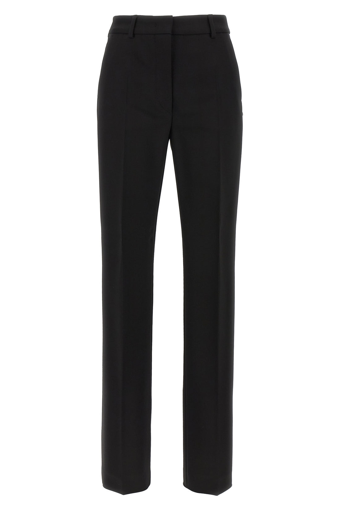 SPORTMAX 44 fetta trousers in double stretch viscose cloth